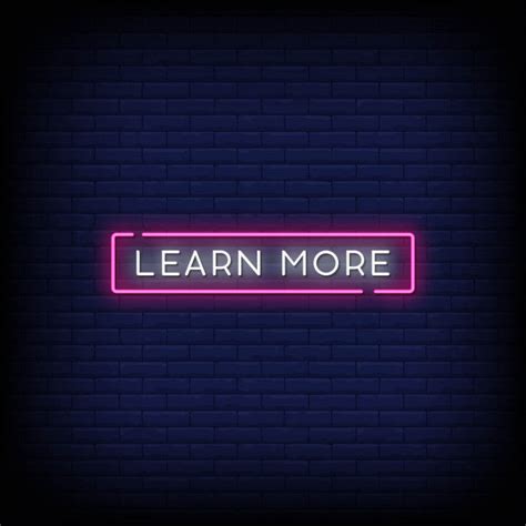 Learn More Neon Sign — make neon sign