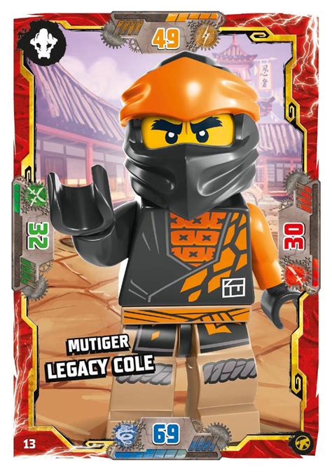 Nummer I Mutiger Legacy Cole I Lego Ninjago Tcg Next Level Blue