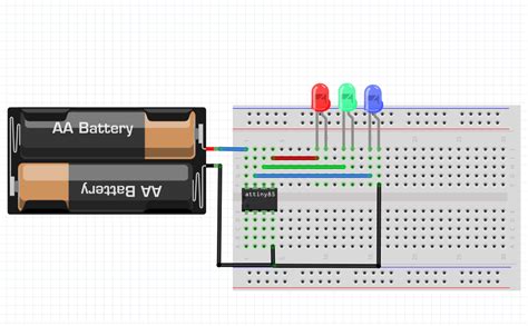 Interfacing Rgb Led With Attiny85