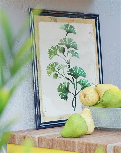 Green Leaf Painting Stencils Pack Of 3 Reusable Australia Ubuy