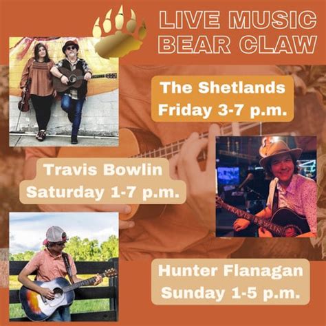 LIVE MUSIC THIS WEEK, Events & Concerts - Bear Claw Vineyards, Inc.