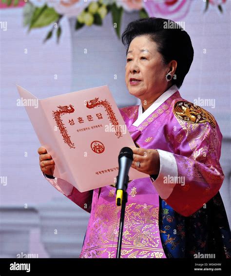 Hak Ja Han Wife Of Late Unification Church Founder Sun Myung Moon