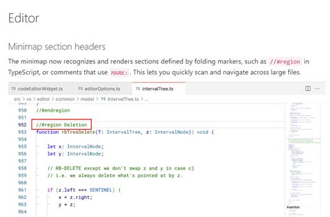 Visual Studio Code How To Make A Minimap Section Header In Html Files