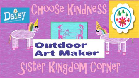 Girl Scout Daisy Outdoor Art Maker Badge Youtube