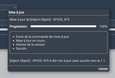 Fichier Xpool Update Success Png GCE Electronics