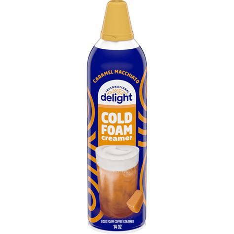 International Delight Cold Foam Coffee Creamer, Caramel Macchiato Cold ...