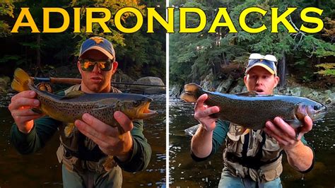 Ausable River Adirondack Fly Fishing For Big Trout Youtube