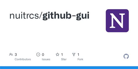 GitHub Nuitrcs Github Gui