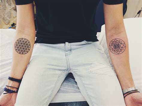 Flower Of Life And Sri Yantra By Whitney Develle West End Tattoo Aus