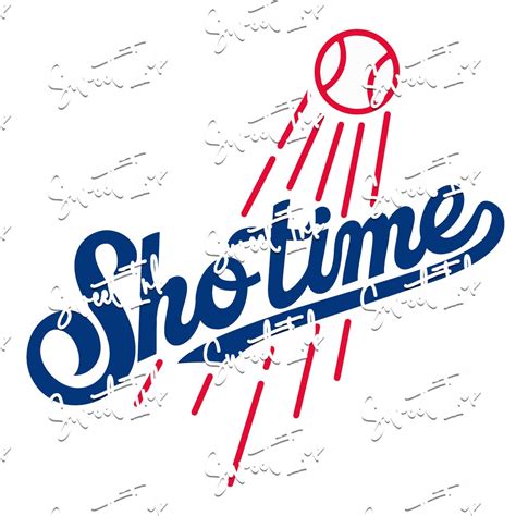 Sho Time Shohei Otani LA Dodgers Print SVG PNG Pdf Etsy