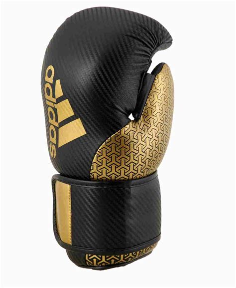 Adidas Pro Point Fighter Kickboxhandschuhe Schwarz Gold