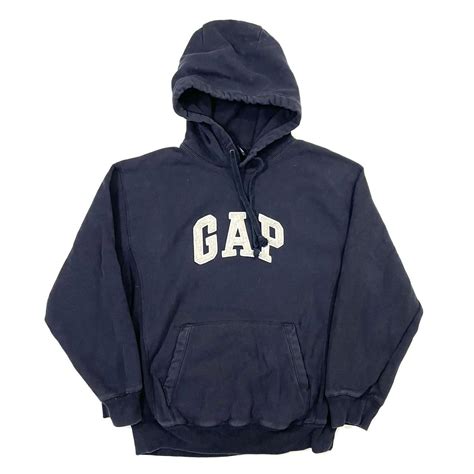 Gap Navy Hoodie Sportswear Size Womens S Length Depop