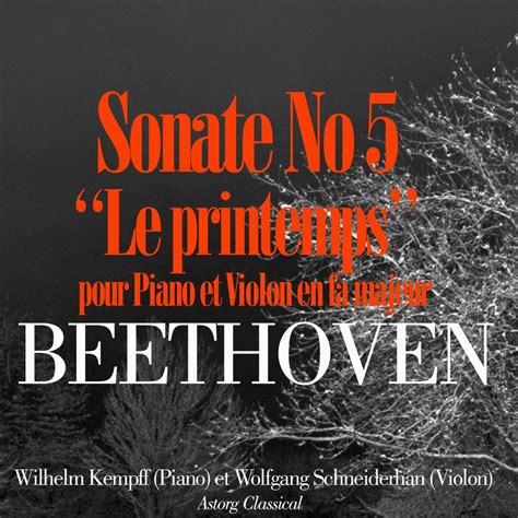 Beethoven Sonate Pour Piano Et Violon No En Fa Majeur Op Le