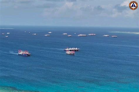 135 Chinese Militia Ships Spotted In Julian Felipe Reef Abs Cbn News