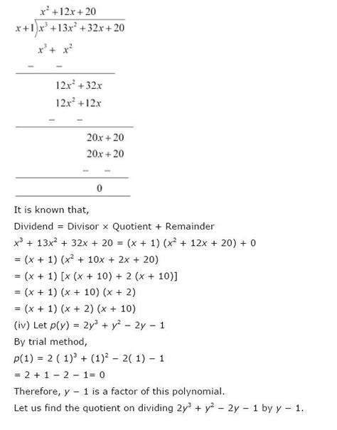 Ncert Solutions Class 9 Maths Ch 2 Polynomials