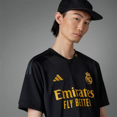 Adidas Real Madrid 23 24 Third Jersey Black Adidas UAE