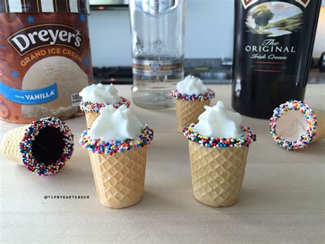 Tipsy Bartender On Twitter Mini Ice Cream Cone Shot Glasses