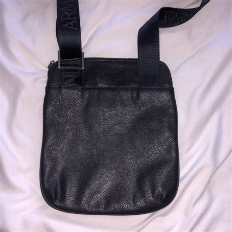 Armani Jeans Black Crossbody Bag Depop