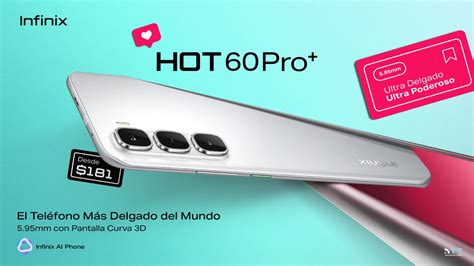 El nuevo HOT PRO de INFINIX ya está disponible en Bolivia el teléfono curvo más delgado