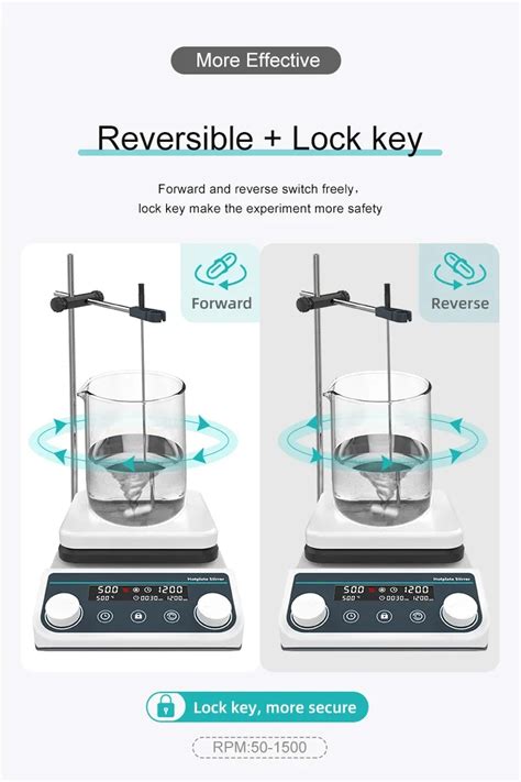 Professional For Laboratory Use Magnetic Stirrer Hot Plate Digital Adjustable Speed Digital