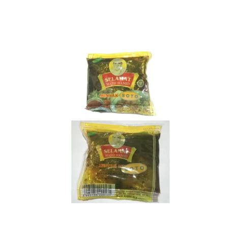 Jual Minyak Soto Selamat Majid Hamid Sachet Isi Total Kg Shopee