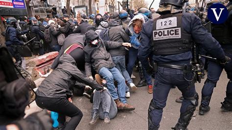 Violentas Manifestaciones En Francia Como Respuesta A Macron YouTube