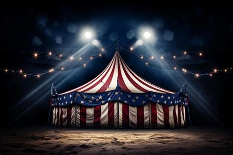 Bandeira Dos Estados Unidos Tenda De Circo 4 De Julho Dia Da