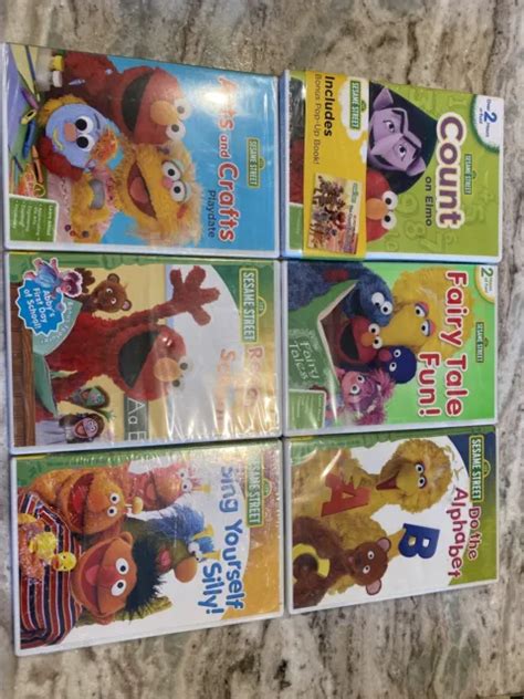 PBS KIDS SESAME Street DVD Lot Of 6 New Sealed Elmo Kids Children’s EUR ...