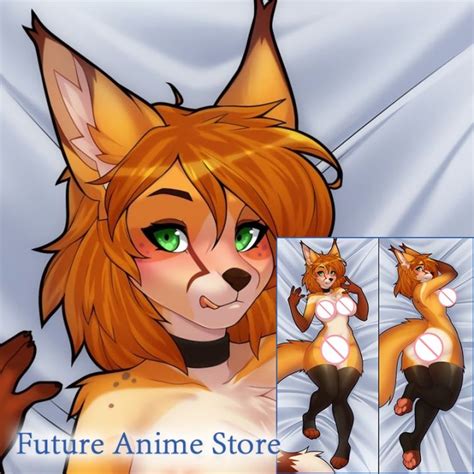 Cloth Sofa Dakimakura Anime Autumn Praexon Furry Double Sided Print