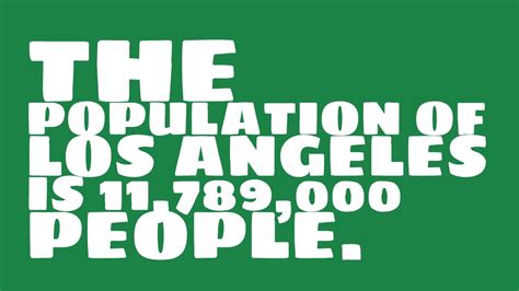 Los Angeles Population Density Map