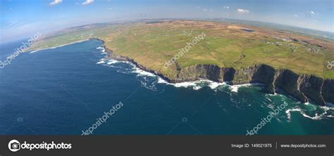 Aerial Ireland Countryside Tourist Attraction In County Clare The