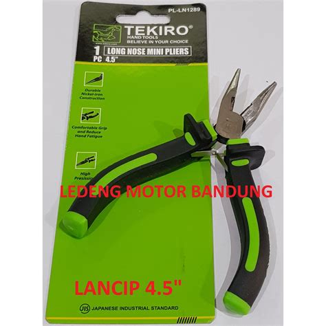 Jual Tang Lancip Tekiro 4 5 Inci Cucut Buaya Long Nose Plier 4 5