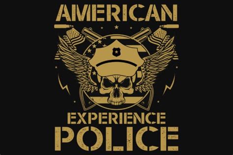 American Experience Police Tshirt Design Graphic By Creative Tshirt