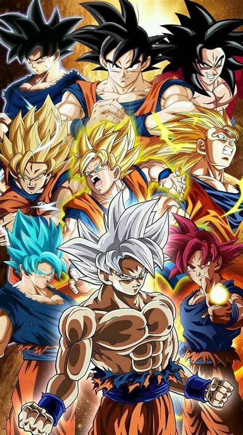 Goku Forms Goku All Forms HD Phone Wallpaper Pxfuel