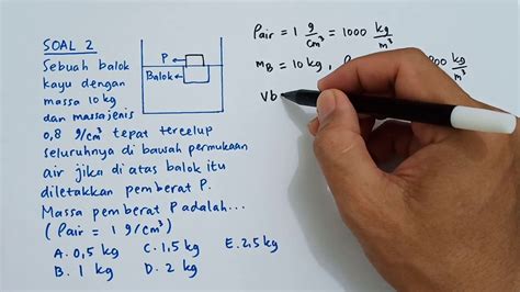 Lihat Jawaban Contoh Soal Hukum Archimedes Sma Terlengkap
