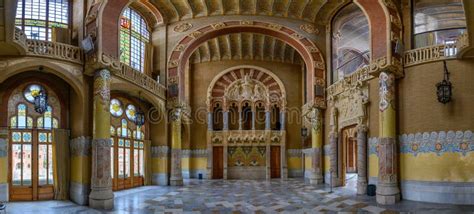 Hospital De La Santa Creu I Sant Pau In Barcelona Spain Editorial