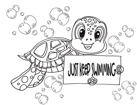 Free Turtle Coloring Page Coloring Nation