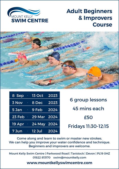 Adult Swimming Lessons | Swim Centre Devon | Mount Kelly