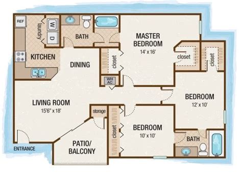 Floor Plans — Brantley Pines Apartments