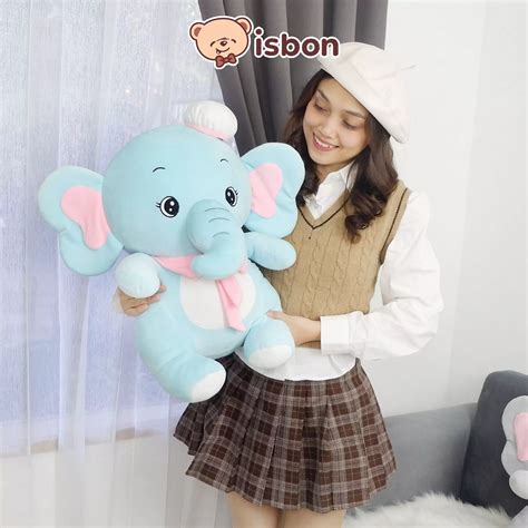 Jual Istana Boneka Istana Boneka Gajah Duduk Elephant Hope With Pita