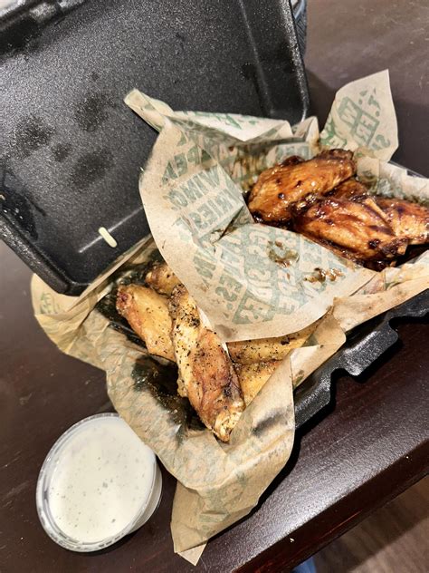 Wingstop always hits the spot. Flavors: Spicy Korean & Lemon Pepper : r/Wings