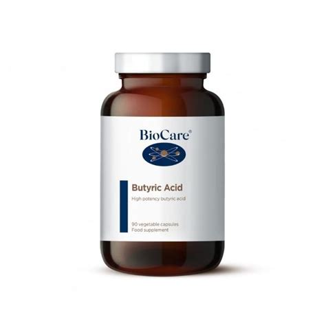 BioCare Butyric Acid (kyselina maslová), 90 kapsúl | Vegmart.sk