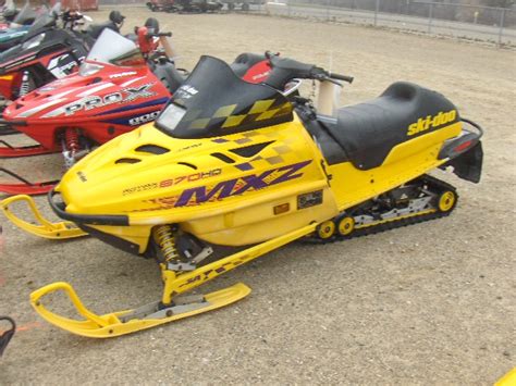 1999 Ski Doo 670 Mxz Ho Snowmobile Extended Track Aftermarket Can