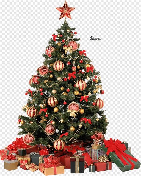 Descarga Gratis Arbol De Navidad Con Regalos Regalo Navidad Png