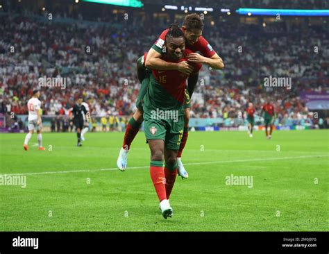 Fu Ball Fifa Weltmeisterschaft Katar Runde Portugal Gegen