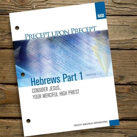 Hebrews Part 1-Precept Workbook (Nasb) | Precept