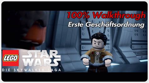 LEGO STAR WARS Erste Geschäftsordnung ALLE Minikits Herausforderungen