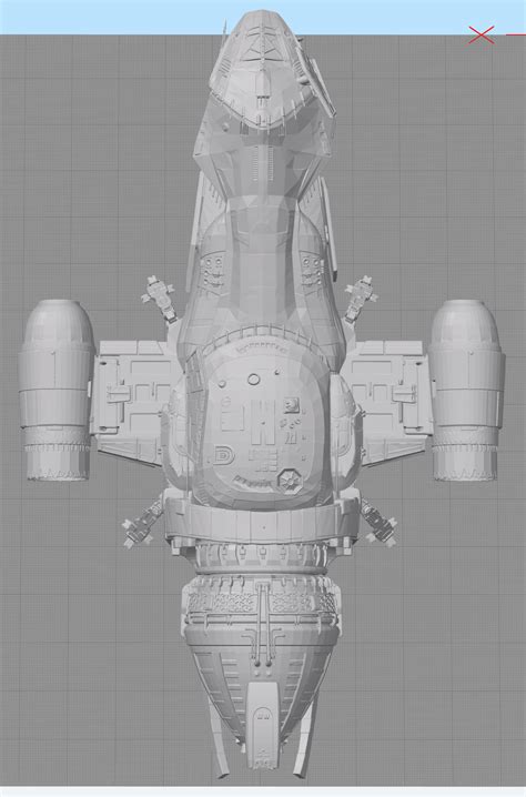 STL file Serenity, Firefly Class ship 🚢・3D printable model to download ...