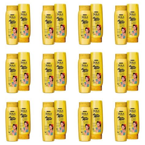 Skala Amido De Milho Shampoo Condicionador 350ml Kit C 12 Submarino