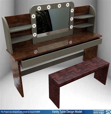 Vanity Table Design Model | CGTrader